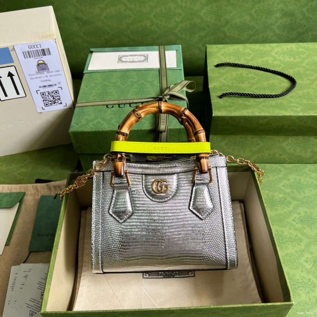Hyper Peter lizard Gucci mini Diana bag 0715